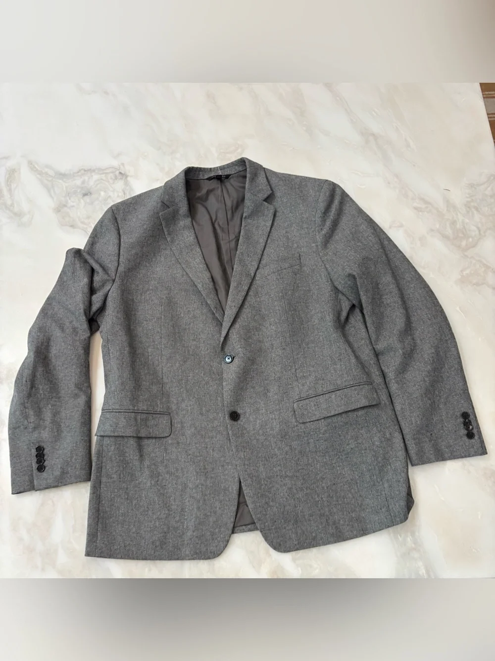 Banana Republic Men’s Standard Fit Sport Coat Blazer Jacket Size 46L Gray